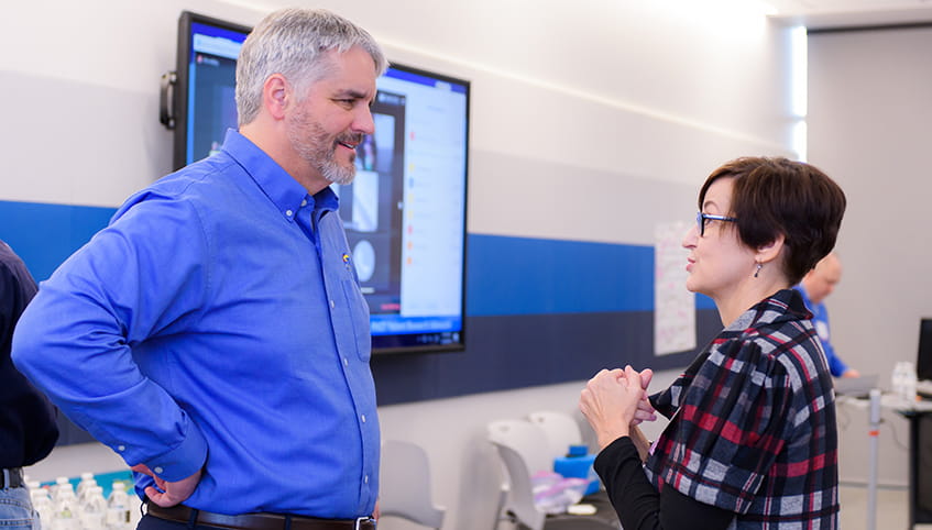 Michele Longabaugh and Roy Jensen.